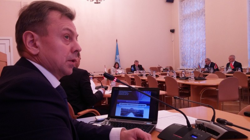 Председатель Совета Российского общественного института избирательного права принял участие в работе Постоянной комиссии МПА СНГ